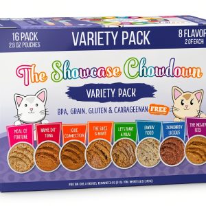 Weruva Cat Food Pouches Grain Free Variety Pack Paté-0