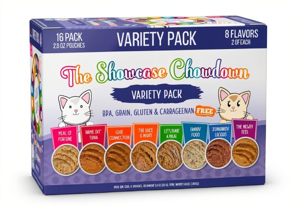 Weruva Cat Food Pouches Grain Free Variety Pack Paté-0