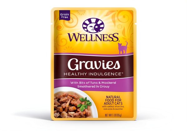 Wellness Grain Free Wet Cat Food Pouches Variety Pack-2