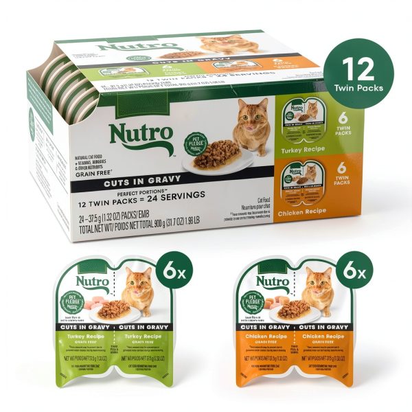 Nutro Perfect Portions Wet Cat Food Cuts in Gravy Variety-2