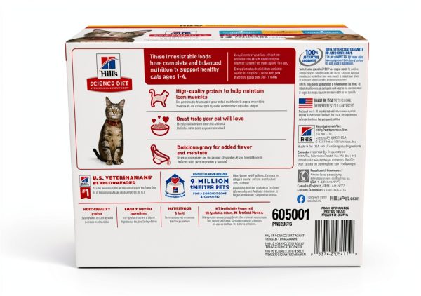 Hills Cat Food Pouches High Protein Adult Cat Stew-1