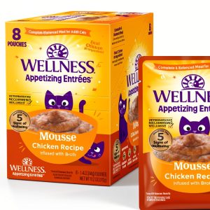 Wellness Cat Food Pouches Protein Rich Complete Nutrition-0