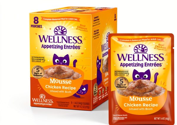 Wellness Cat Food Pouches Protein Rich Complete Nutrition-0
