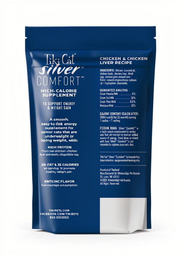 Tiki Pets Cat Food Pouches Chicken Broth Non GMO-1