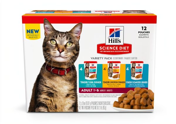 Hills Cat Food Pouches High Protein Adult Cat Stew-0