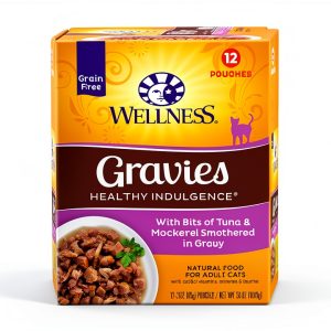 Wellness Grain Free Wet Cat Food Pouches Variety Pack-0
