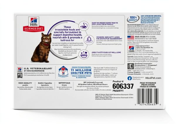 Hills Cat Food Pouches Sensitive Stomach Skin Care-1