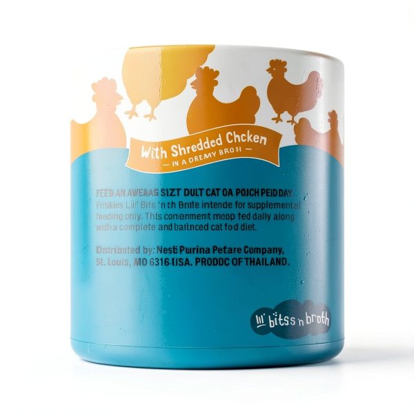 Friskies Cat Food Topper Tender Bits Real Chicken Broth-7