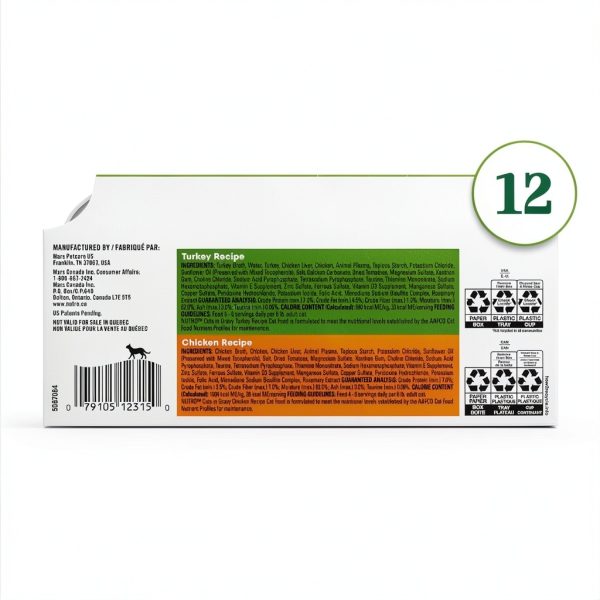 Nutro Perfect Portions Wet Cat Food Cuts in Gravy Variety-9