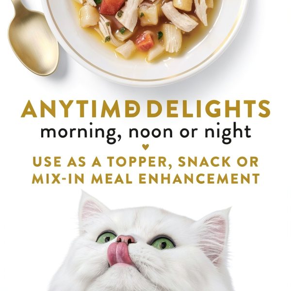 Purina Fancy Feast Cat Food Broth Chicken Vegetables Topper-4