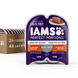 IAMS Grain Free Wet Cat Food Chicken Gravy 24 Count-0