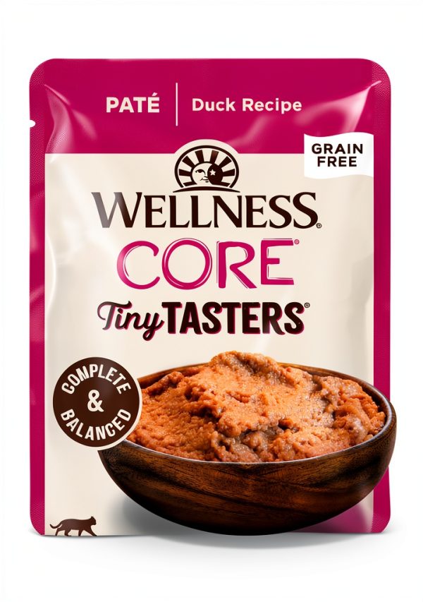 Wellness Tiny Tasters Grain Free Wet Cat Food Topper-0