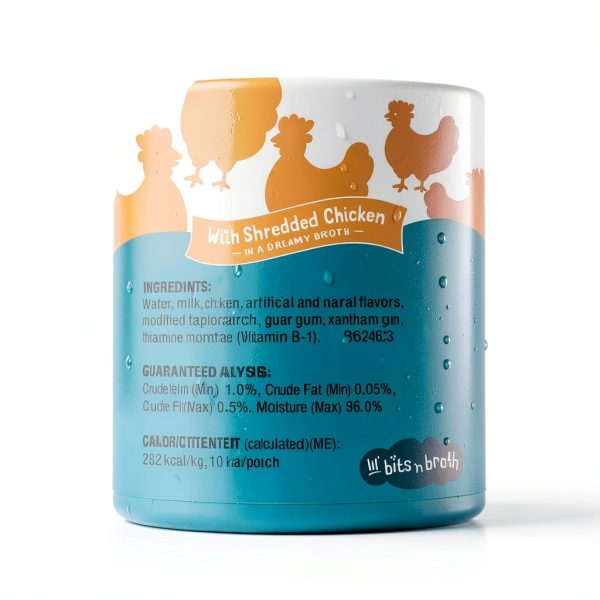 Friskies Cat Food Topper Tender Bits Real Chicken Broth-4