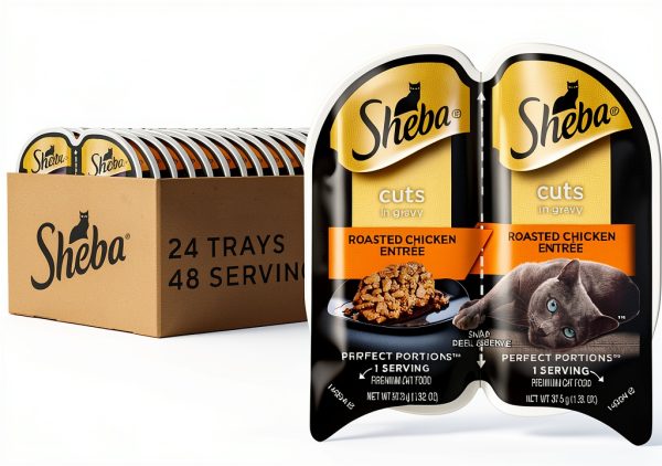 Sheba Perfect Portions Wet Cat Food Cuts in Gravy-0