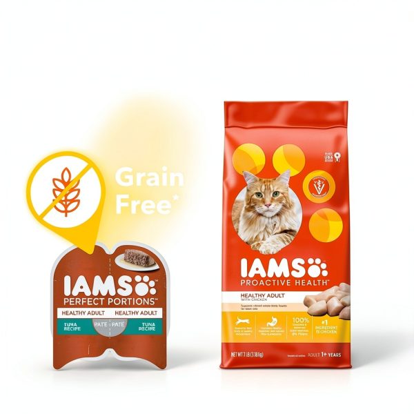 IAMS Grain Free Wet Cat Food Pate for Adult Cats-8