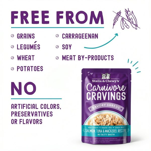Stella Chewys Cat Food Pouches Grain Free Wet Food-3