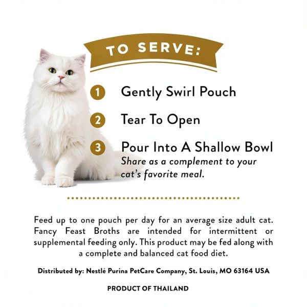Fancy Feast Seafood Broths High Protein Cat Food Topper-6