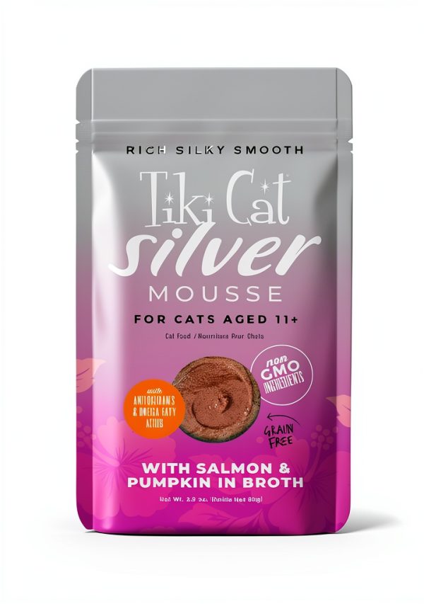 Tiki Cat Silver Mousse Senior Wet Cat Food Grain Free-0