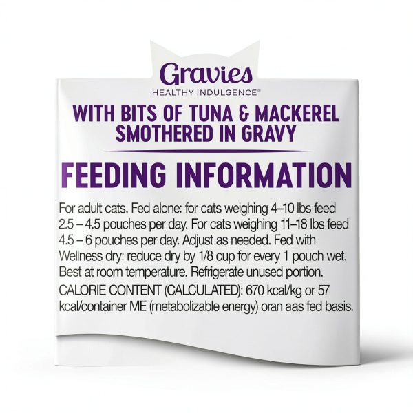 Wellness Grain Free Wet Cat Food Pouches Variety Pack-8