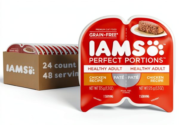 IAMS Grain Free Wet Cat Food Pate for Adult Cats-0