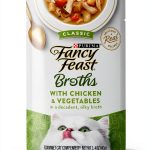 Purina Fancy Feast Cat Food Broth Chicken Vegetables Topper-0