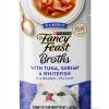 Fancy Feast Seafood Broths High Protein Cat Food Topper-0