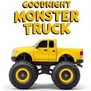Goodnight Monster Truck Book Childrens Motor Sports Story-0