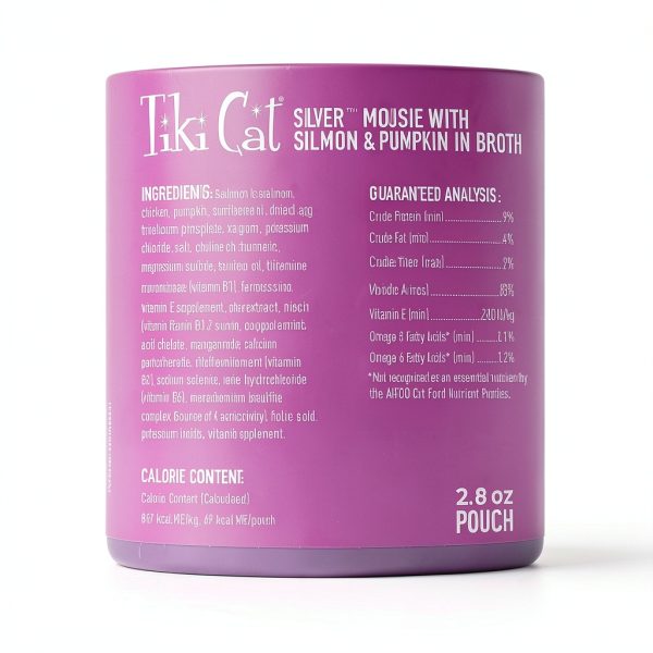 Tiki Cat Silver Mousse Senior Wet Cat Food Grain Free-2