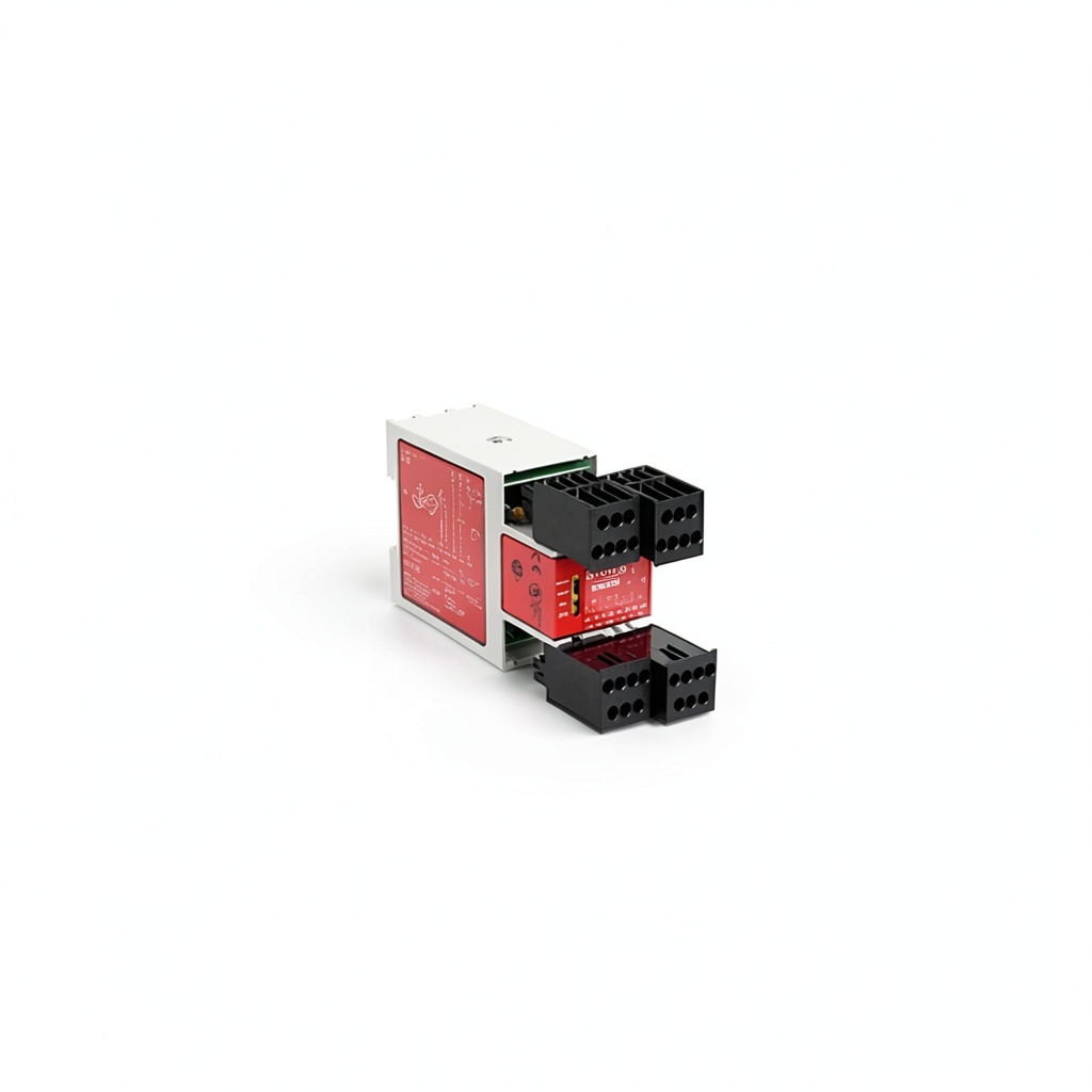 Installing Power Entry Module Banner Engineering 115VAC 4W on a wooden desk