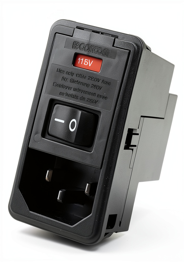 Installing Corcom P Series power entry plug in an industrial panel