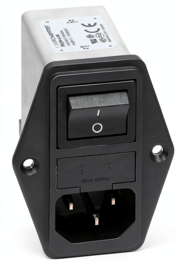 Schaffner Emc Power Entry Modules Solder Panel Mount-0