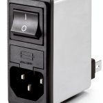 Power Entry Module Schaffner FN282-6-06 Compact EMI Shielded Unit-0